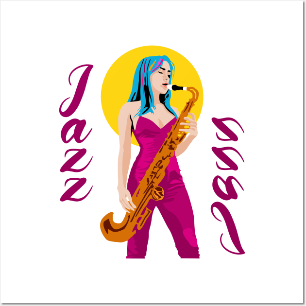 jazz Wall Art by Womens Art Store